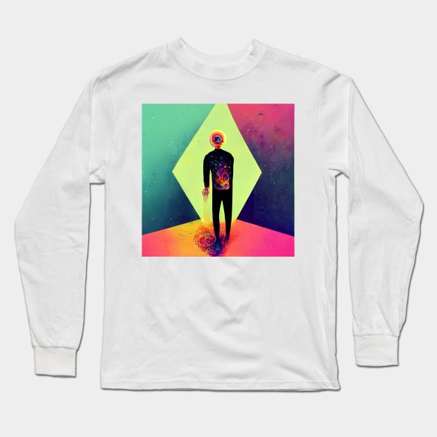 Psychedelic Artwork #3 Long Sleeve T-Shirt by endage